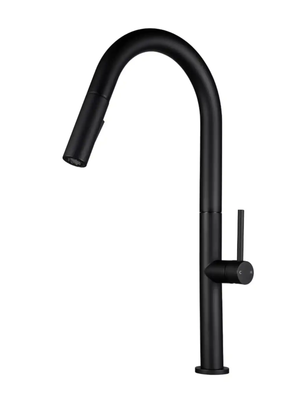 ברז מטבח שניידר נירוסטה נשלף דגם SCH-1004 שחור מט