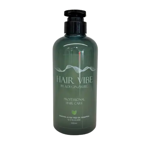 שמפו עץ התה עם מנטול להזרמת דם בקרקפת לחיזוק השורשים