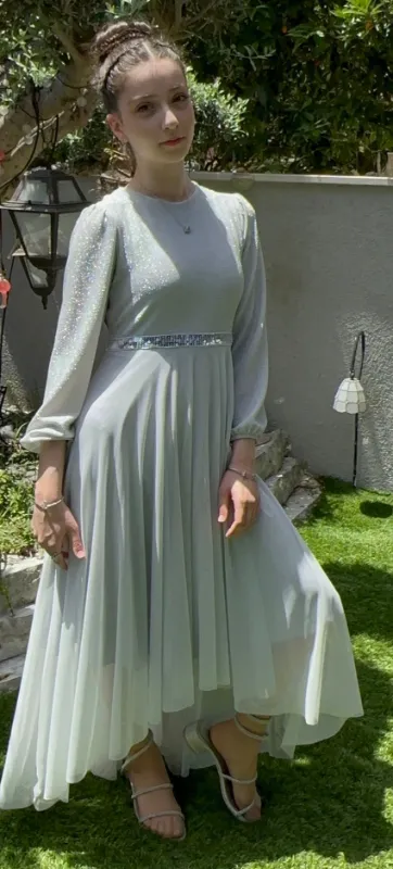 שמלת נערות קלאסית דגם טהר