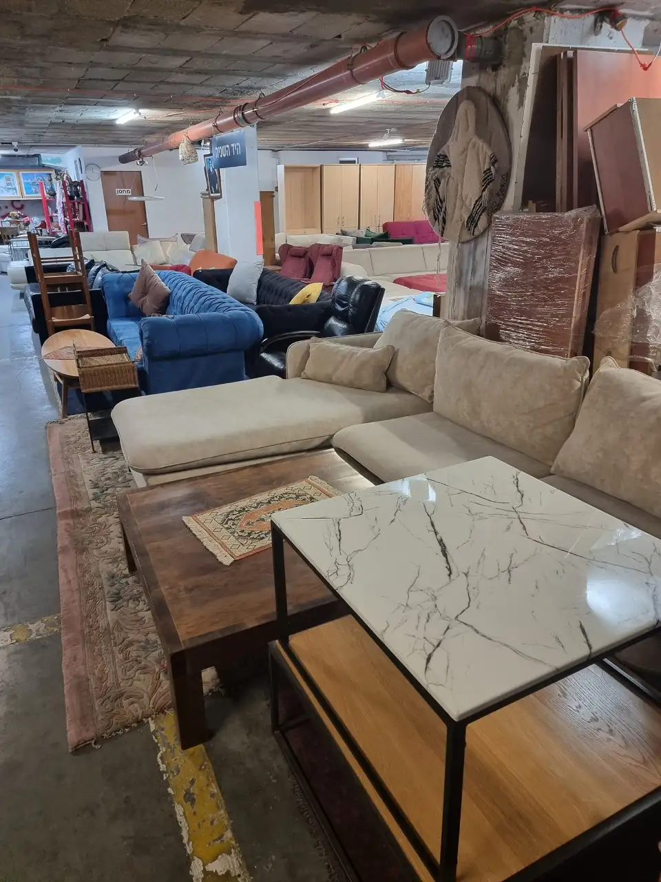 ספה חום בהיר