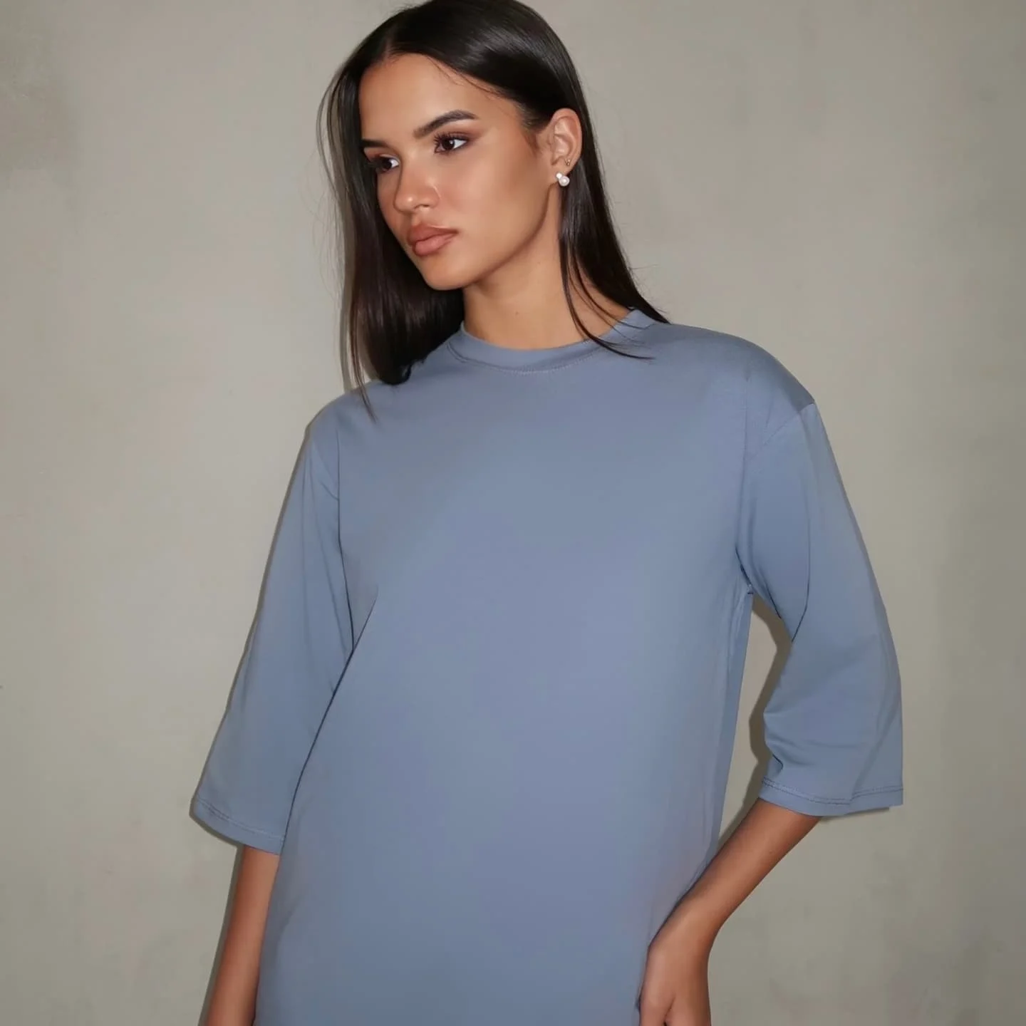  חולצת טי שירט יסמין אפורה 