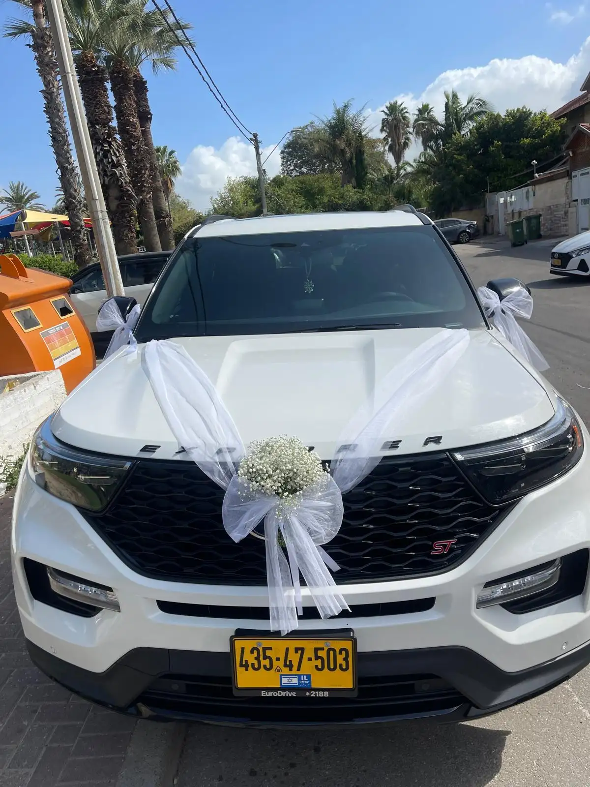 קישוטי חתונה לרכב 