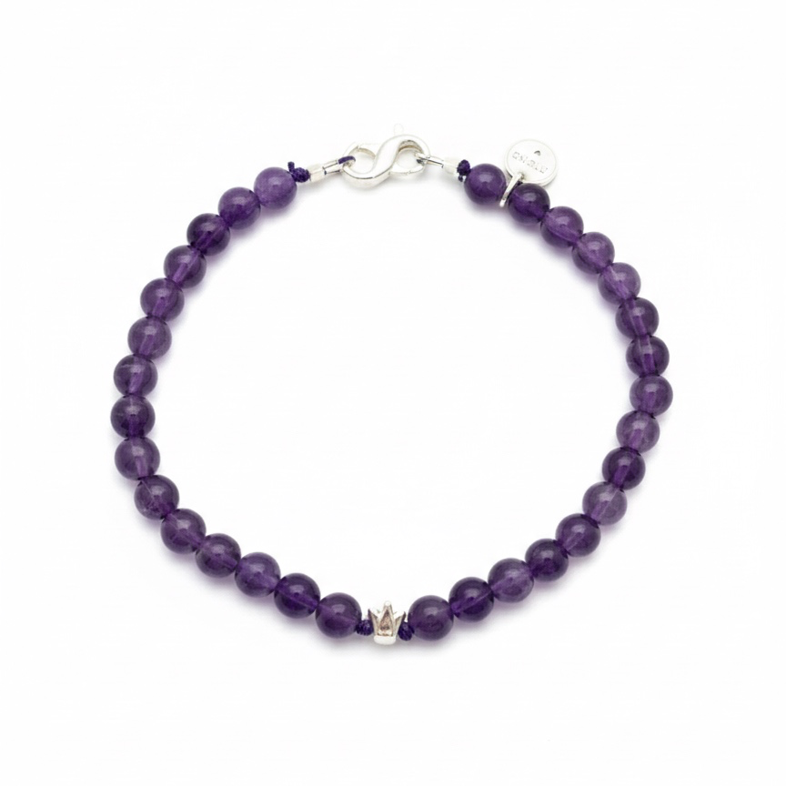 ניצה – צמיד מאבני אמטיסט גדולות