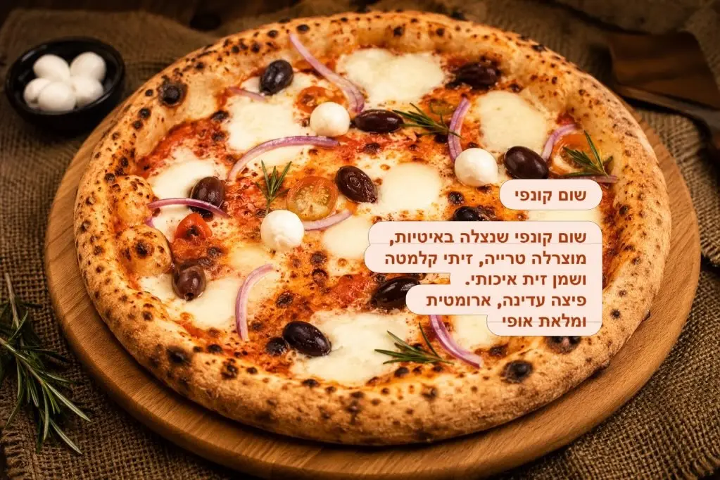 פיצה שום קונפי