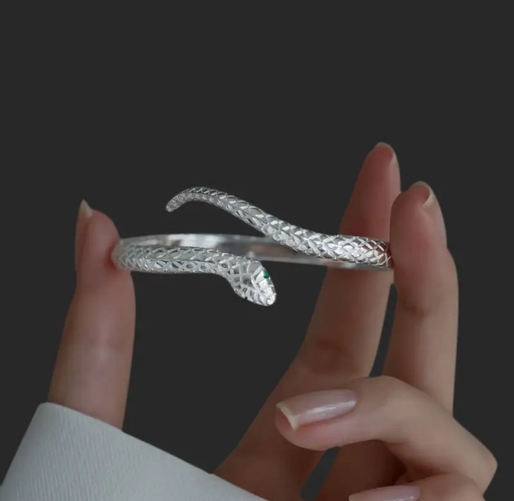 צמיד כסף 925 נחש🐍