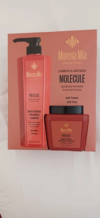 מסיכה ושמפו ללא מלחים לאחר החלקה - לשיער יבש ופגום