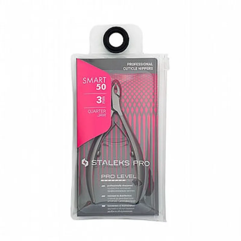 צבת מניקור לעור 3ממ STALEKS PRO MANICURE NIPPERS SMART NS-50-3