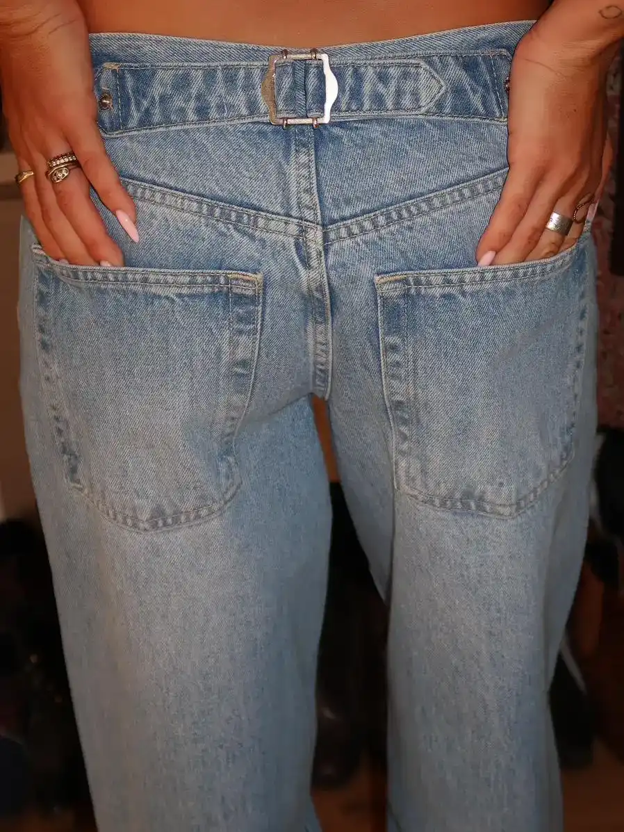 Topshop low rise relaxed