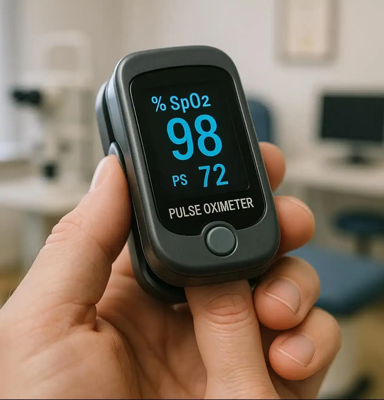 מד סטורציה למדידת חמצן ודופק מדויק | טוליז פארמה