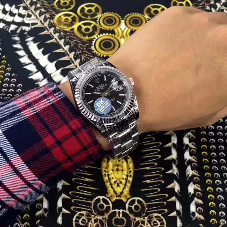 Rolex Engraved Tattoo Handmade model