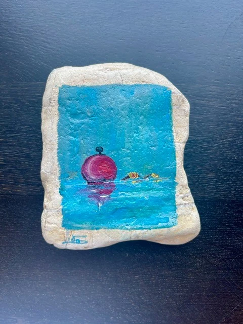 מצוף קשור לחבל