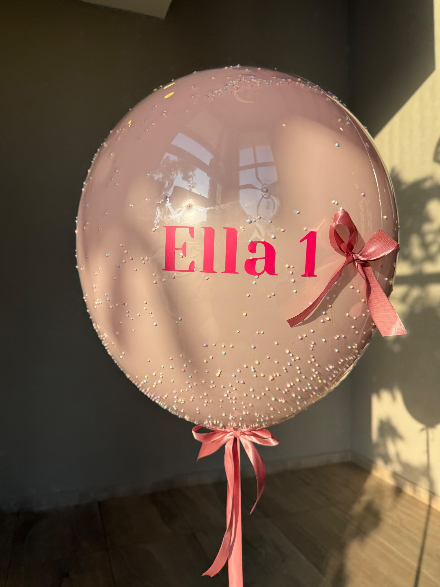 בלון זכוכית L יוקרתי בעיצוב אישי לכל אירוע | VALI