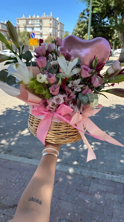 סלסלת קש רייצ׳ל