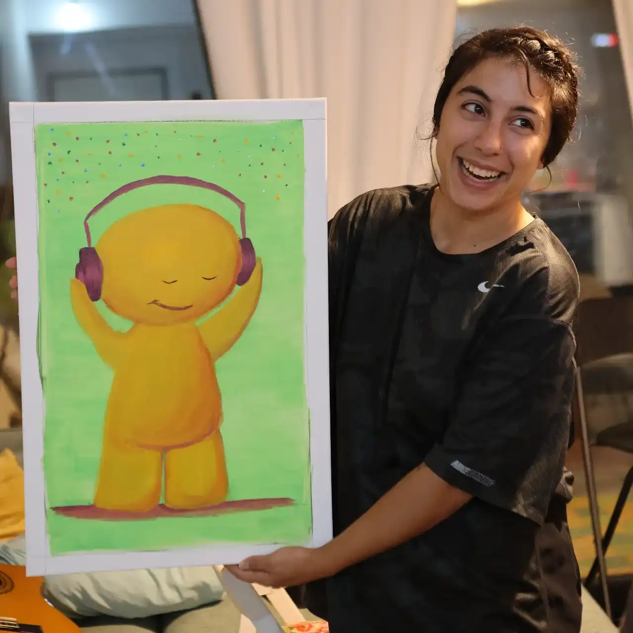 שיעור 5+6 - אקריליק על קנבס