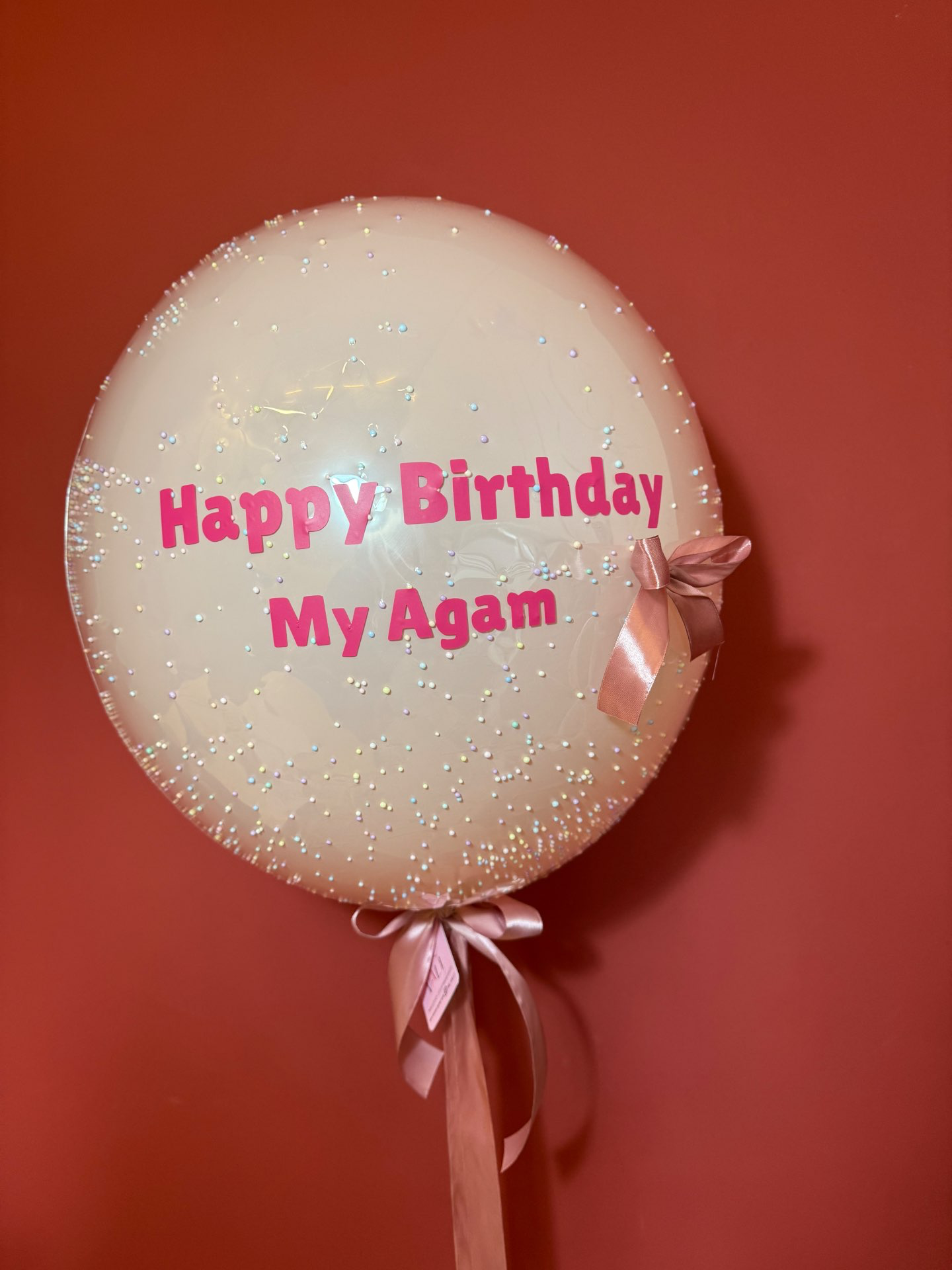 בלון זכוכית L יוקרתי בעיצוב אישי לכל אירוע | VALI