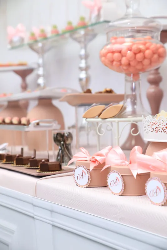 🤍🌷עיצוב בר בת-מצווה עדין ואלגנטי בגווני ורוד וכסף🌷🤍