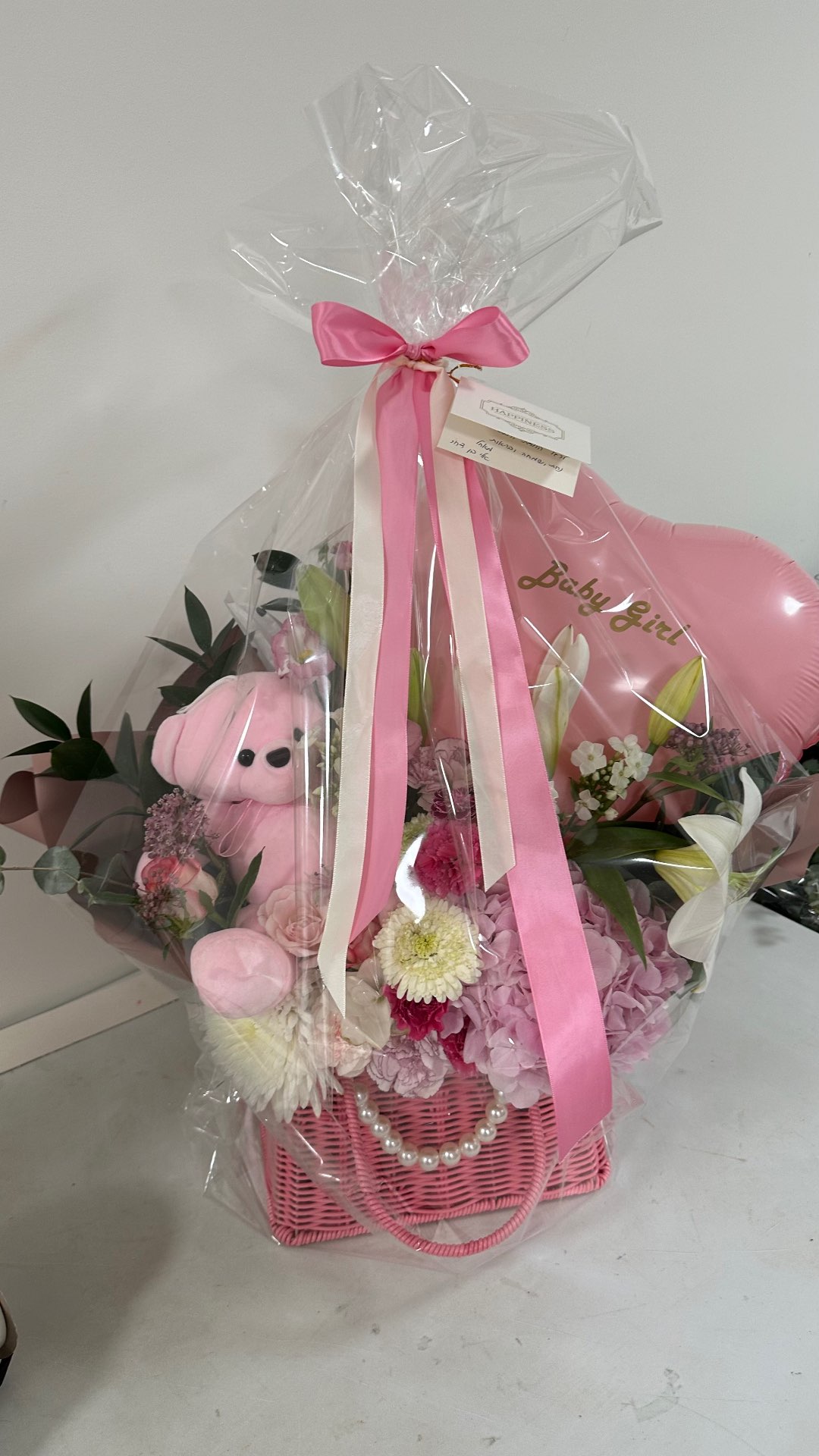 סלסלת לידה baby girl