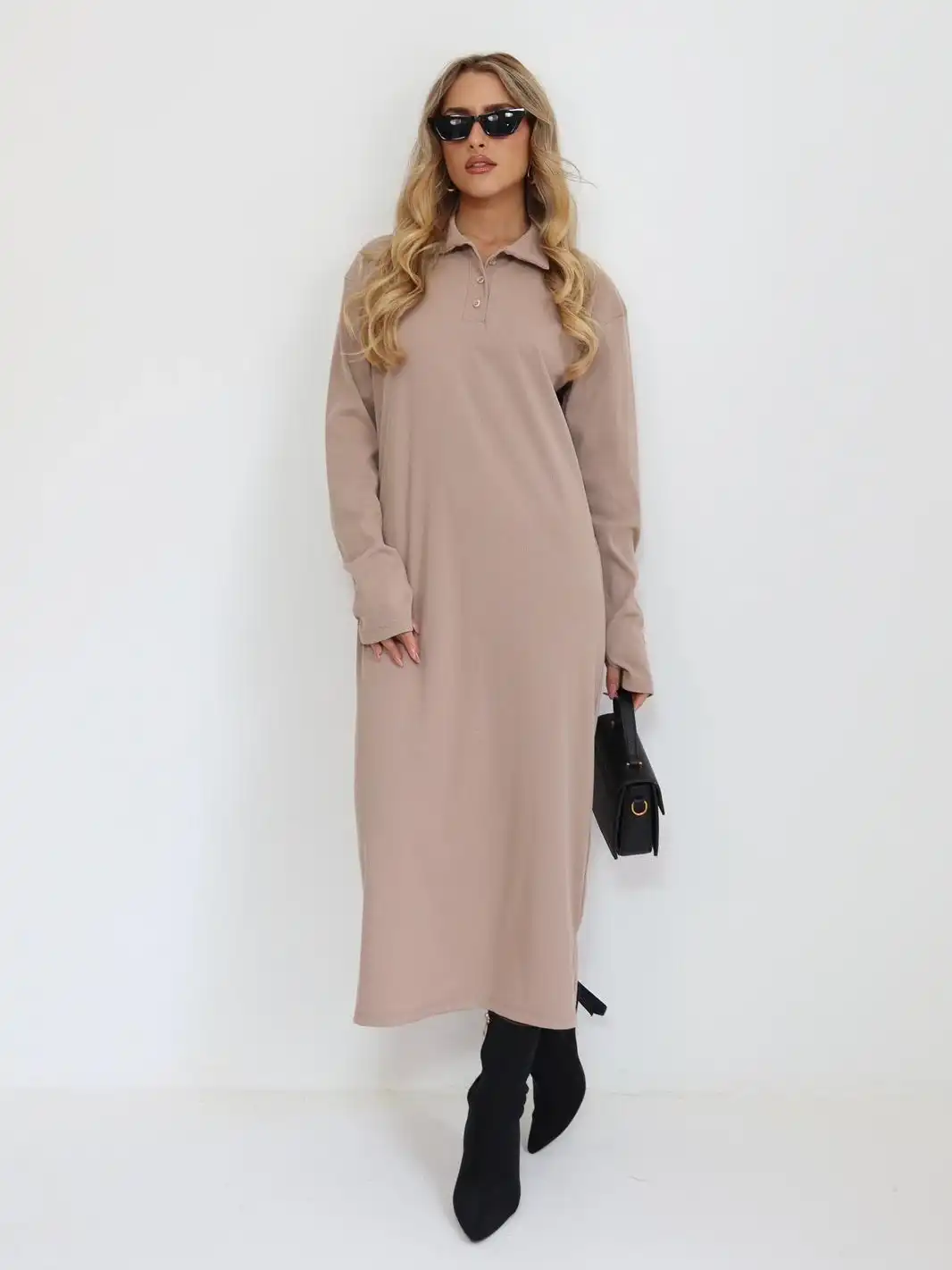 שמלה מבד ריב