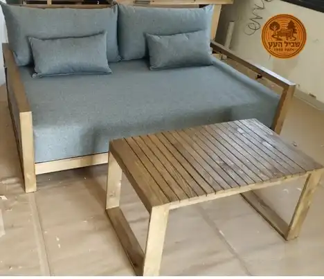סט ספת רביצה (200X120)כולל שולחן תואם
