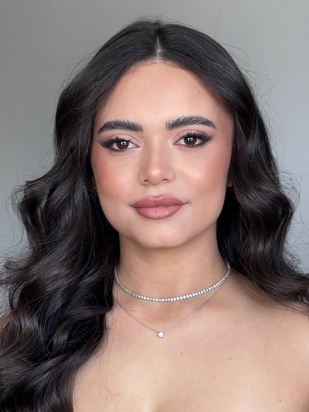 איפור ערב+ ריסים