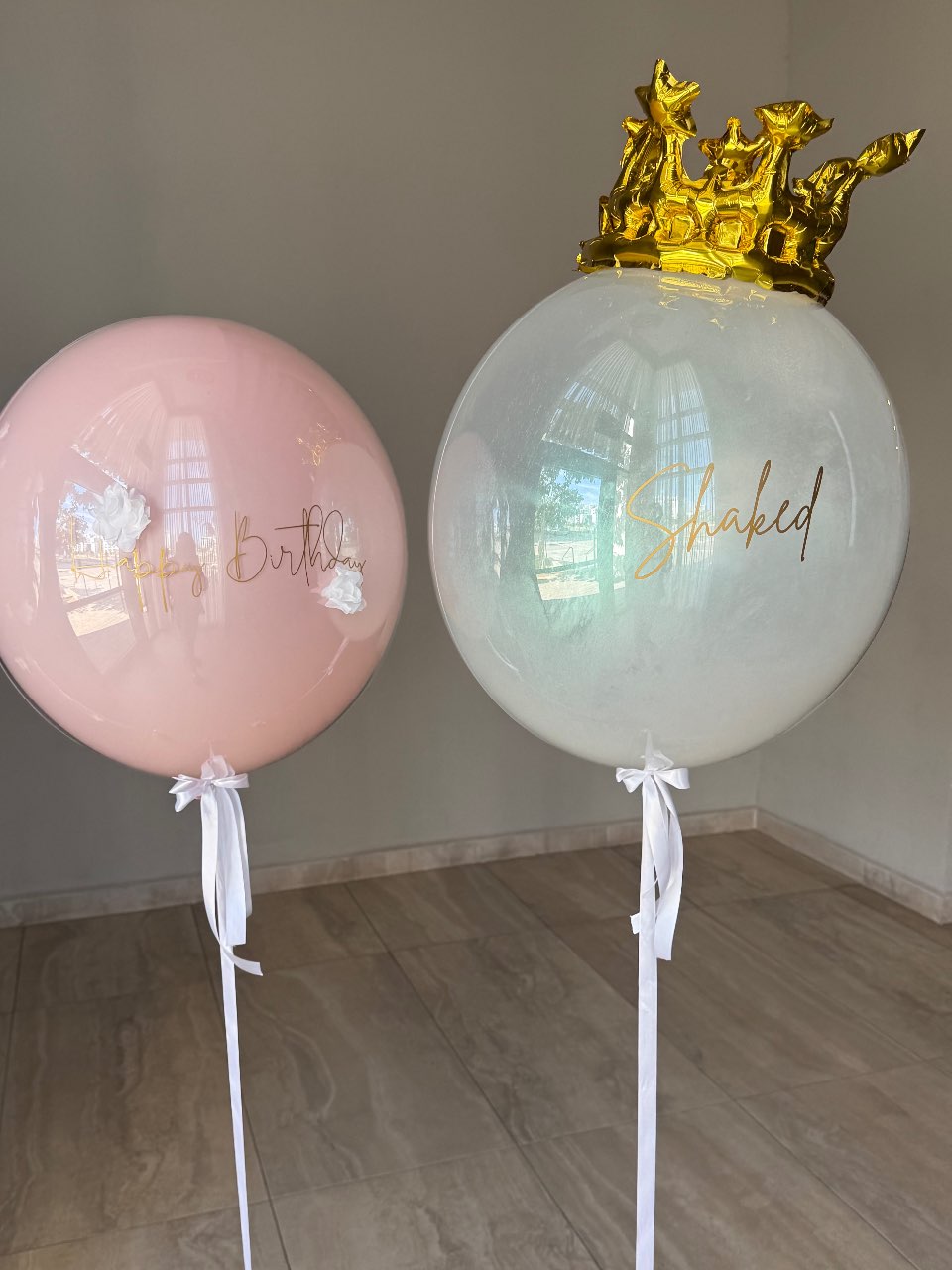 סט בלונים פרחוני לנסיכה