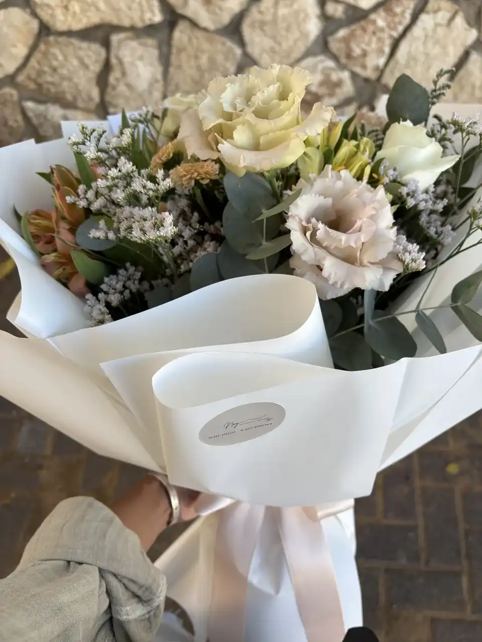 זר פסטל אפרסק