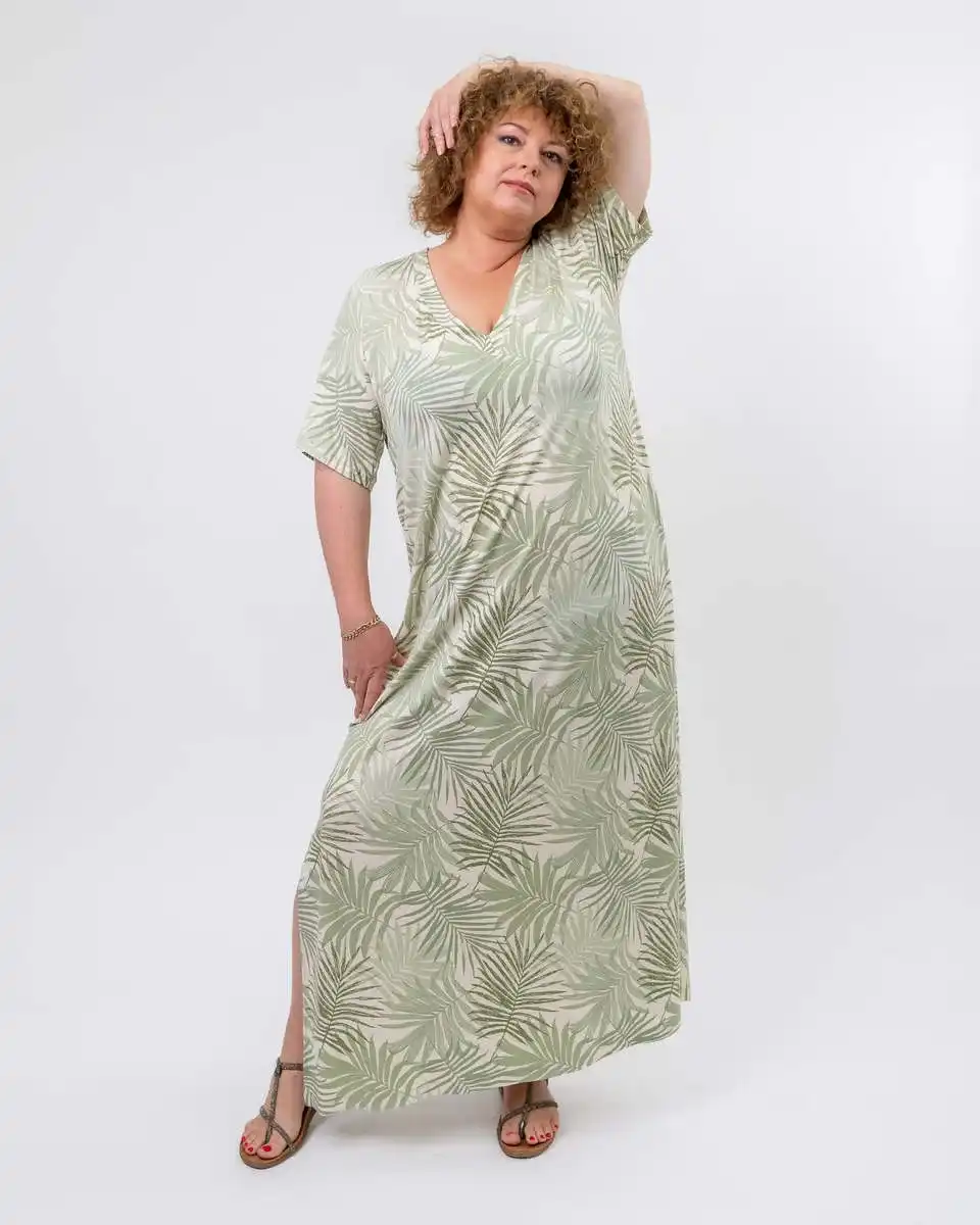 שמלת מקסי דגם TAMAR בהיר