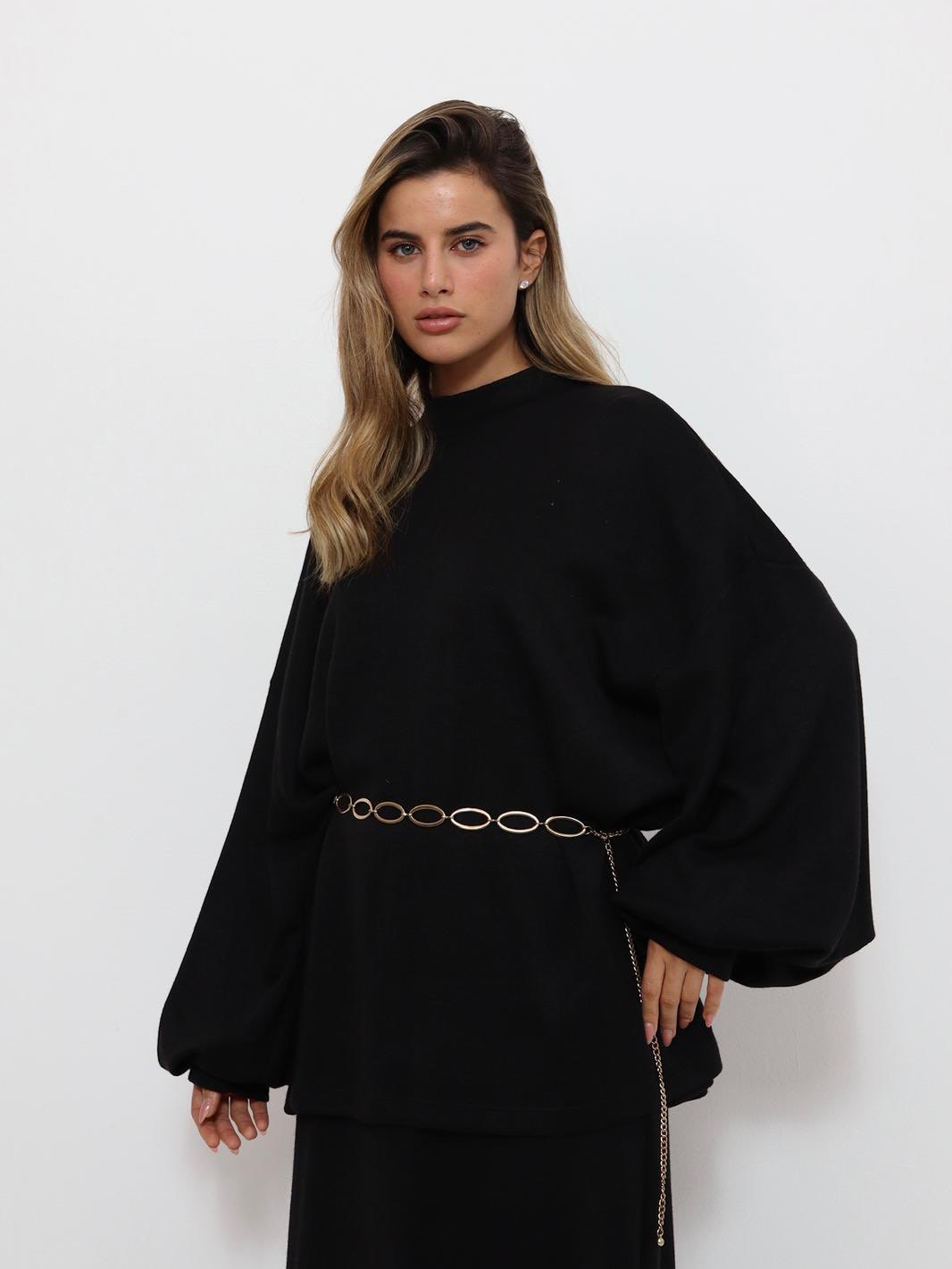 חליפת טרנינג רון שחור