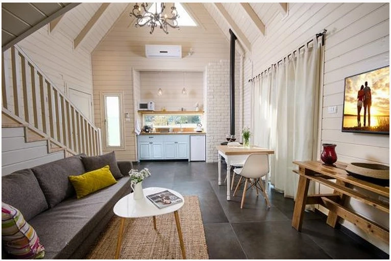 עיצוב פנים לצימר יוקרתי