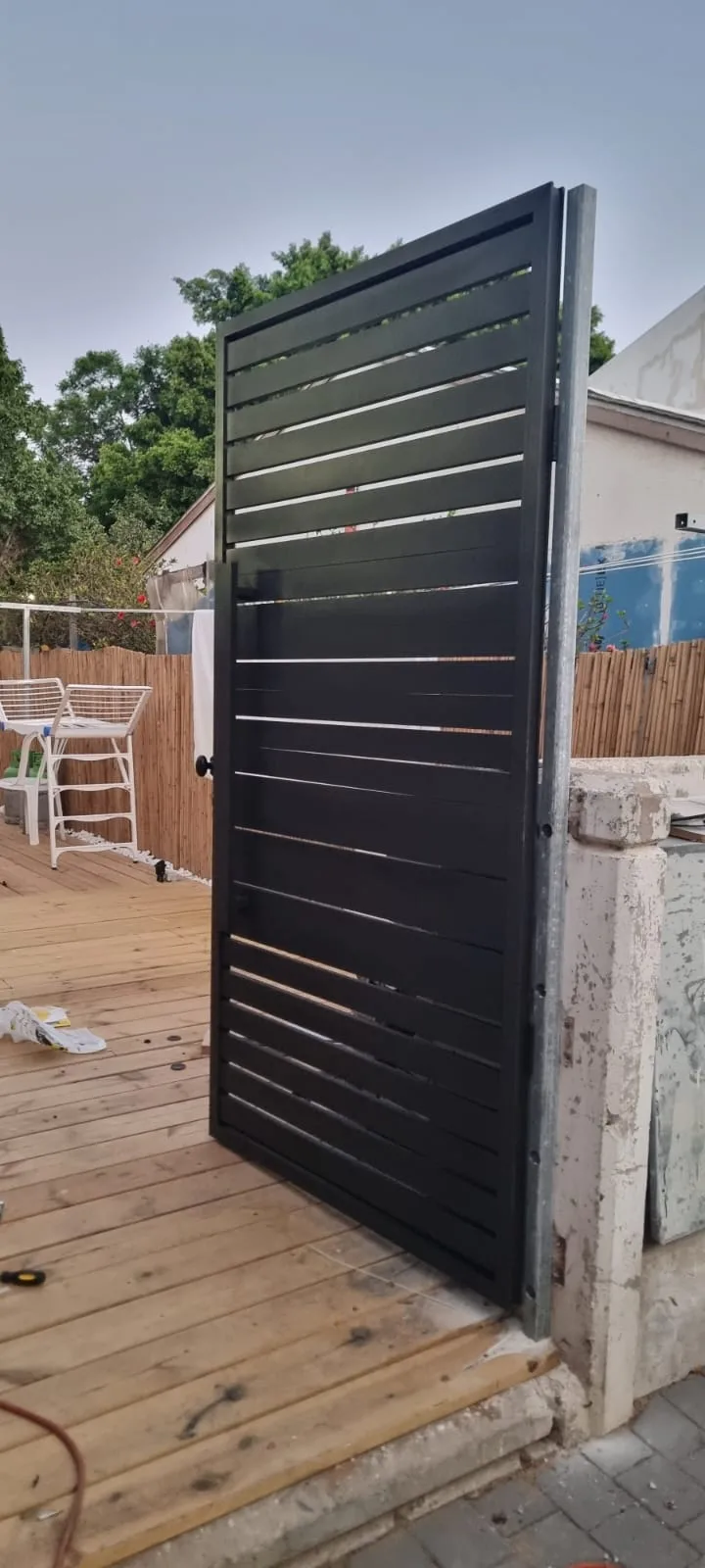 שער כניסה אלומיניום