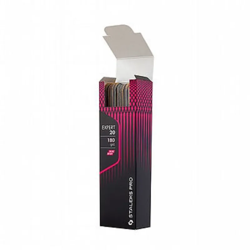 סט מדבקות לפצירה לבסיס מתכת 30/50יח STALEKS PRO PADS FOR STRAIGHT NAIL FILE GRIT 180 DFE-20/22/180