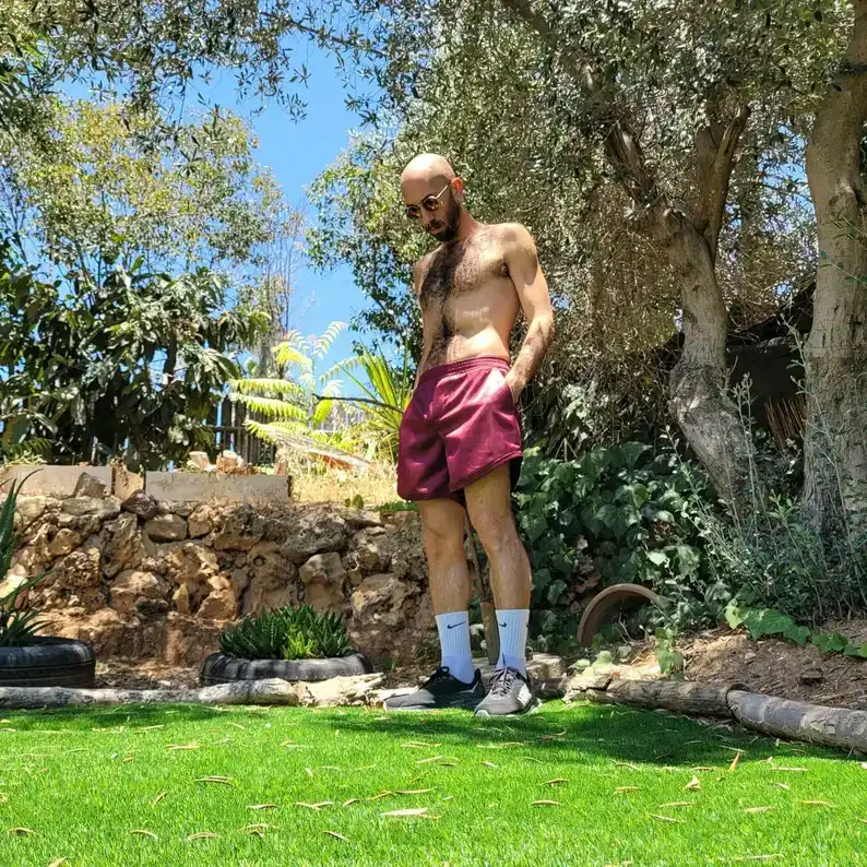 מכנסי ספורט סאטן בסגנון וינטג׳: מכנסי בוקס רטרו בעבודת יד