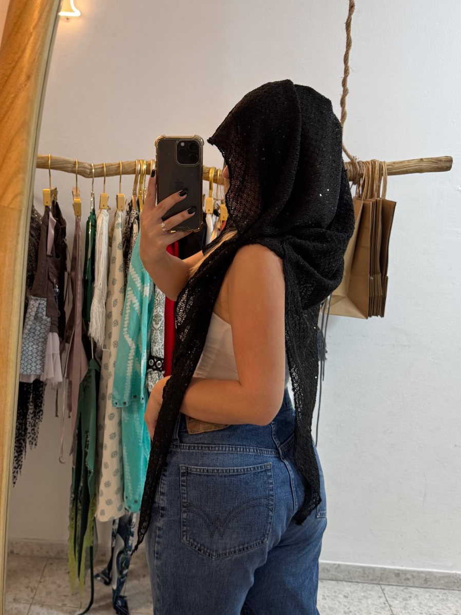 כובע צעיף סריג