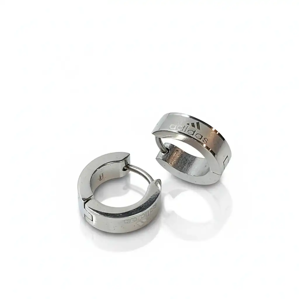 עגילים לגבר מתכת רפואי סטניסטיל