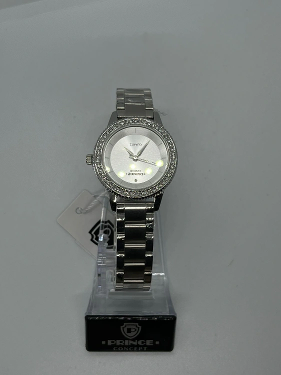 שעון פרינס כסוף