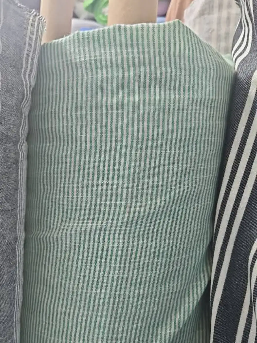 פישתן כותנה פסים רוחב 150 ס"מ