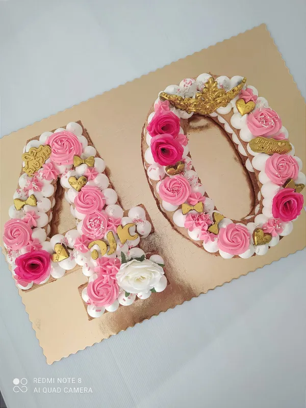 עוגת מספרים ענקית  בעיצוב אישי🥰💝