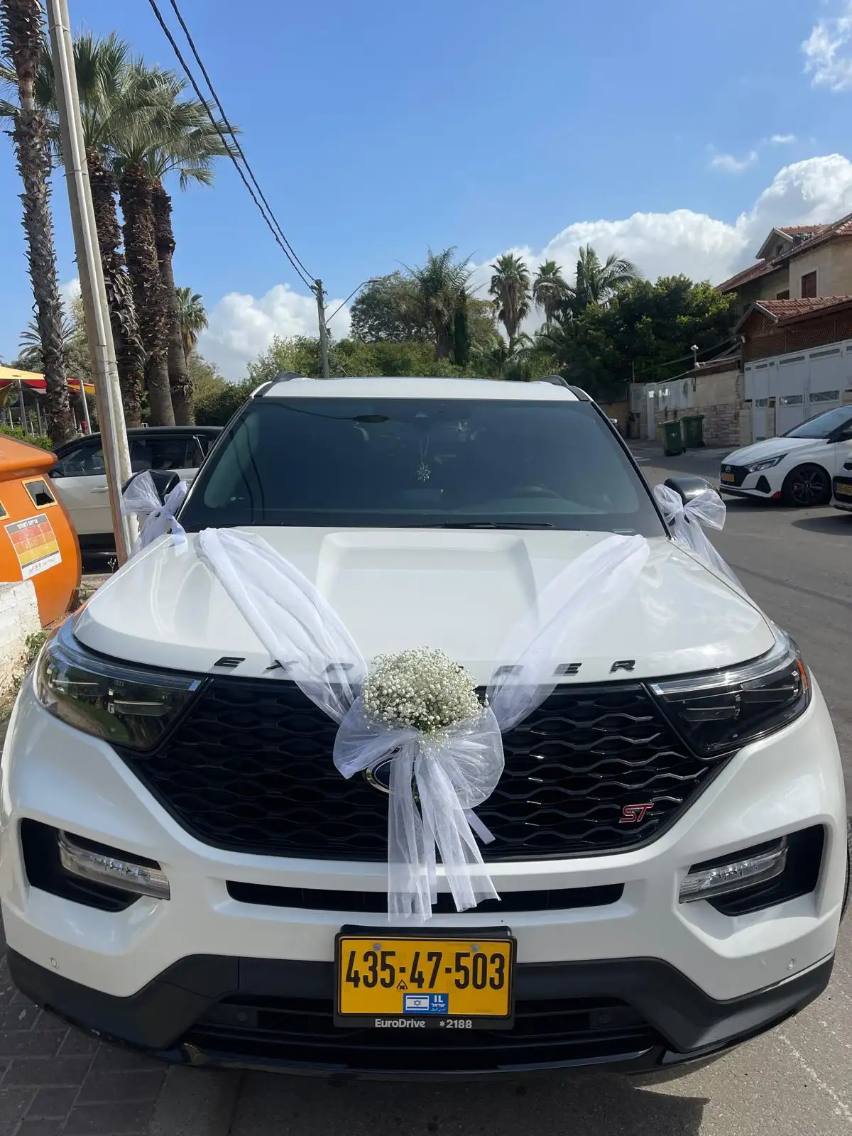 קישוטי חתונה לרכב 