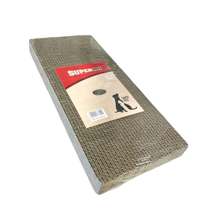 מגרדת לחתולים מקרטון עם קטניפ Super Pets