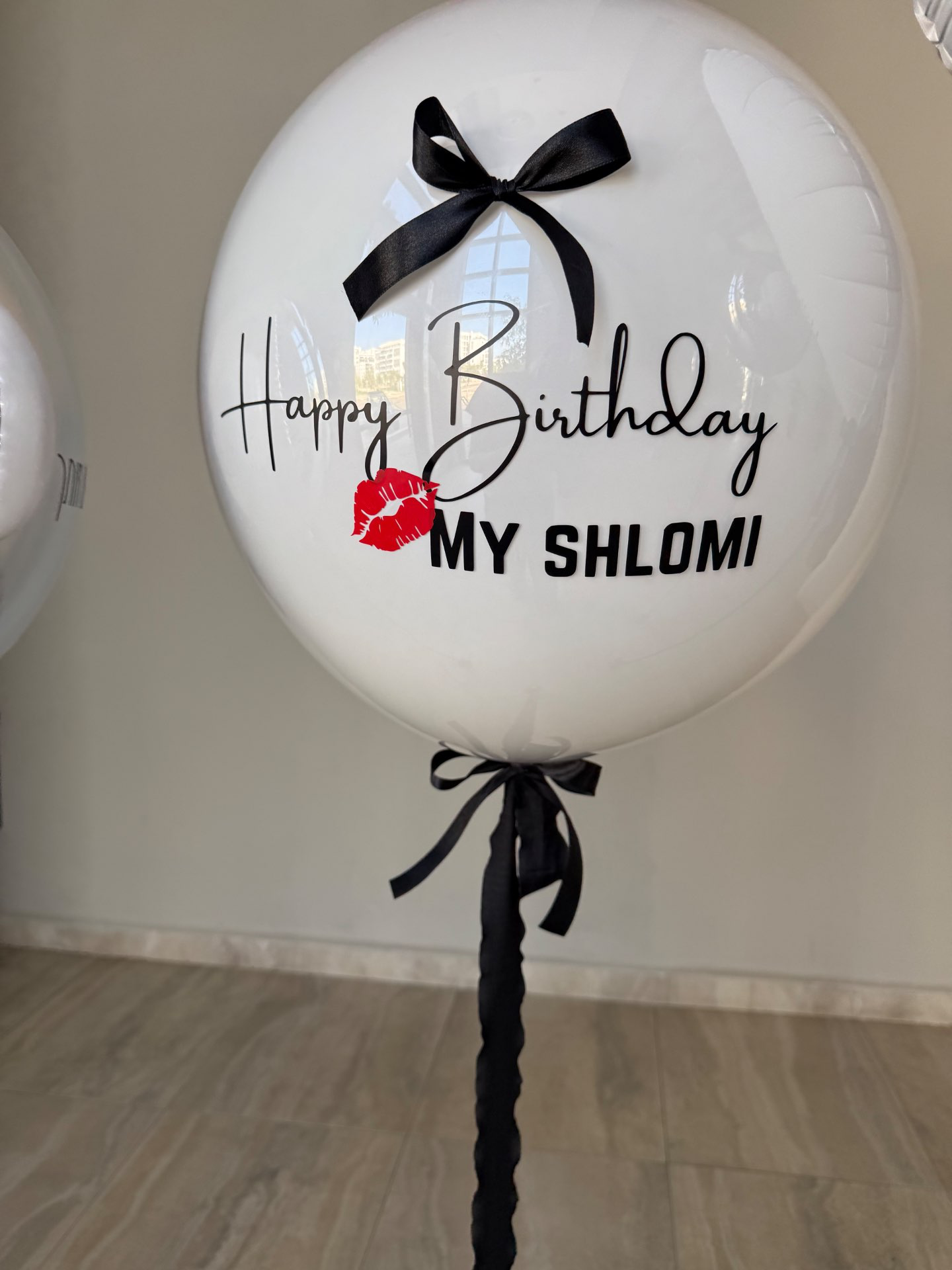 בלון זכוכית L יוקרתי בעיצוב אישי לכל אירוע | VALI