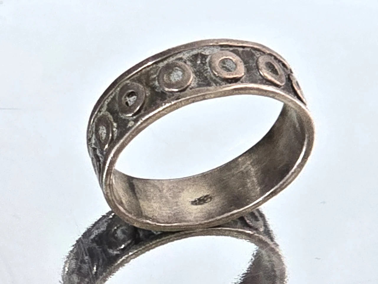 טבעת כסף 925 חתומה מידת הטבעת 10.5