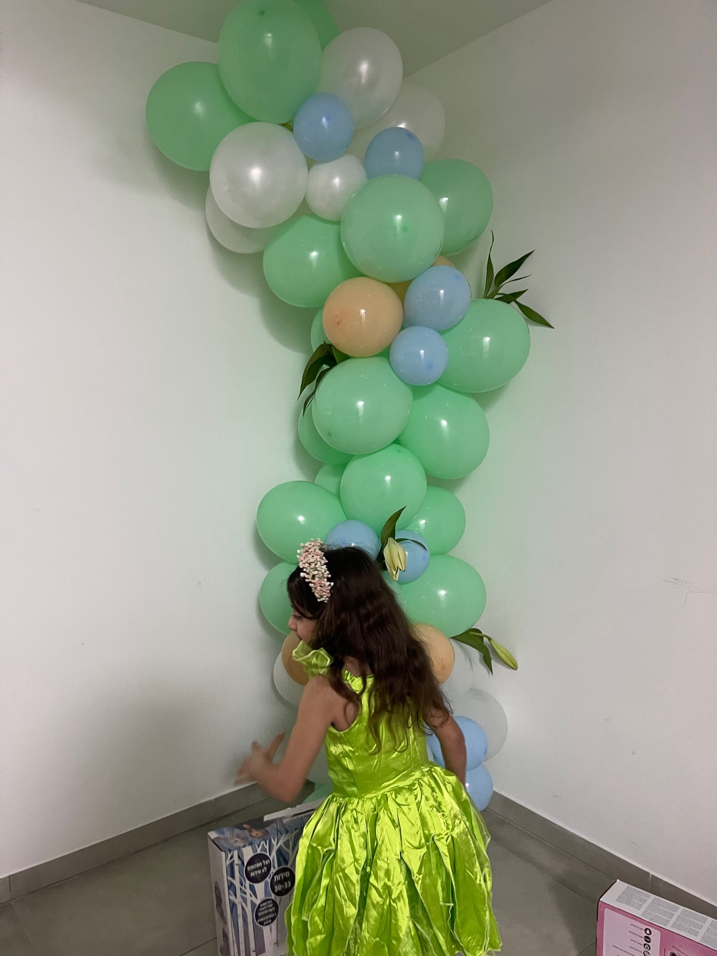 בלונים -קונספט טינקרבל 💚🧚‍♂️