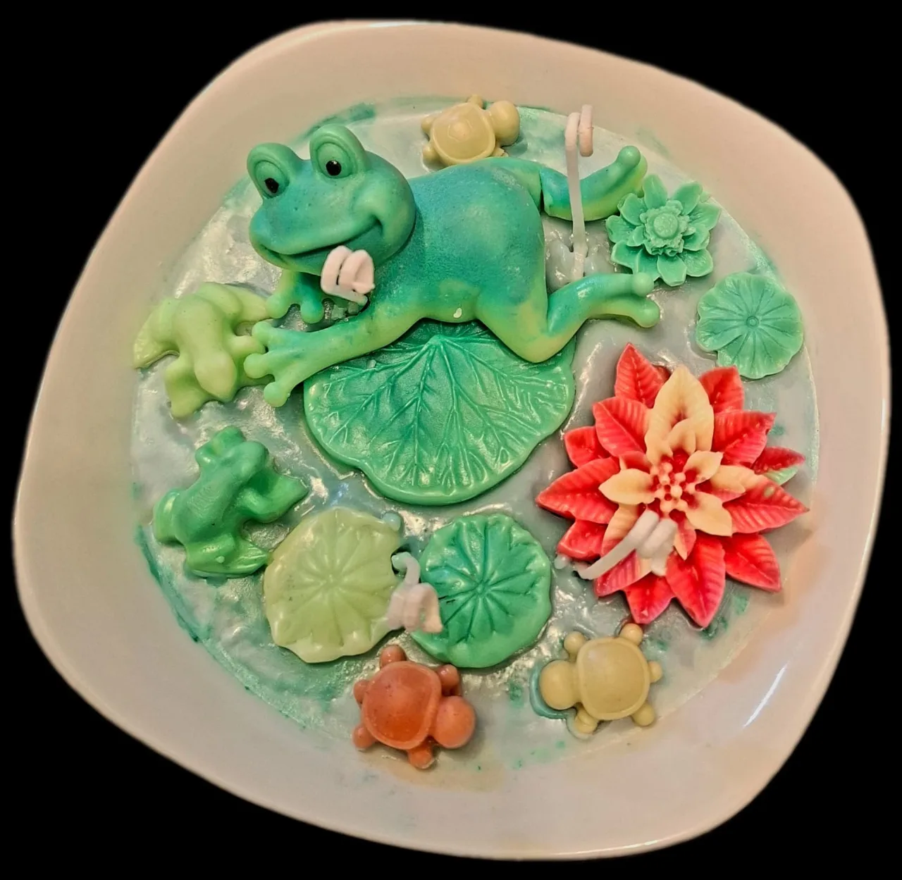 צפרדעים בביצה