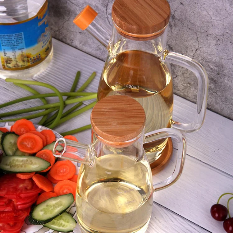 בקבוק שמן זית ורטבים מכסה במבוק ב2 גדלים 