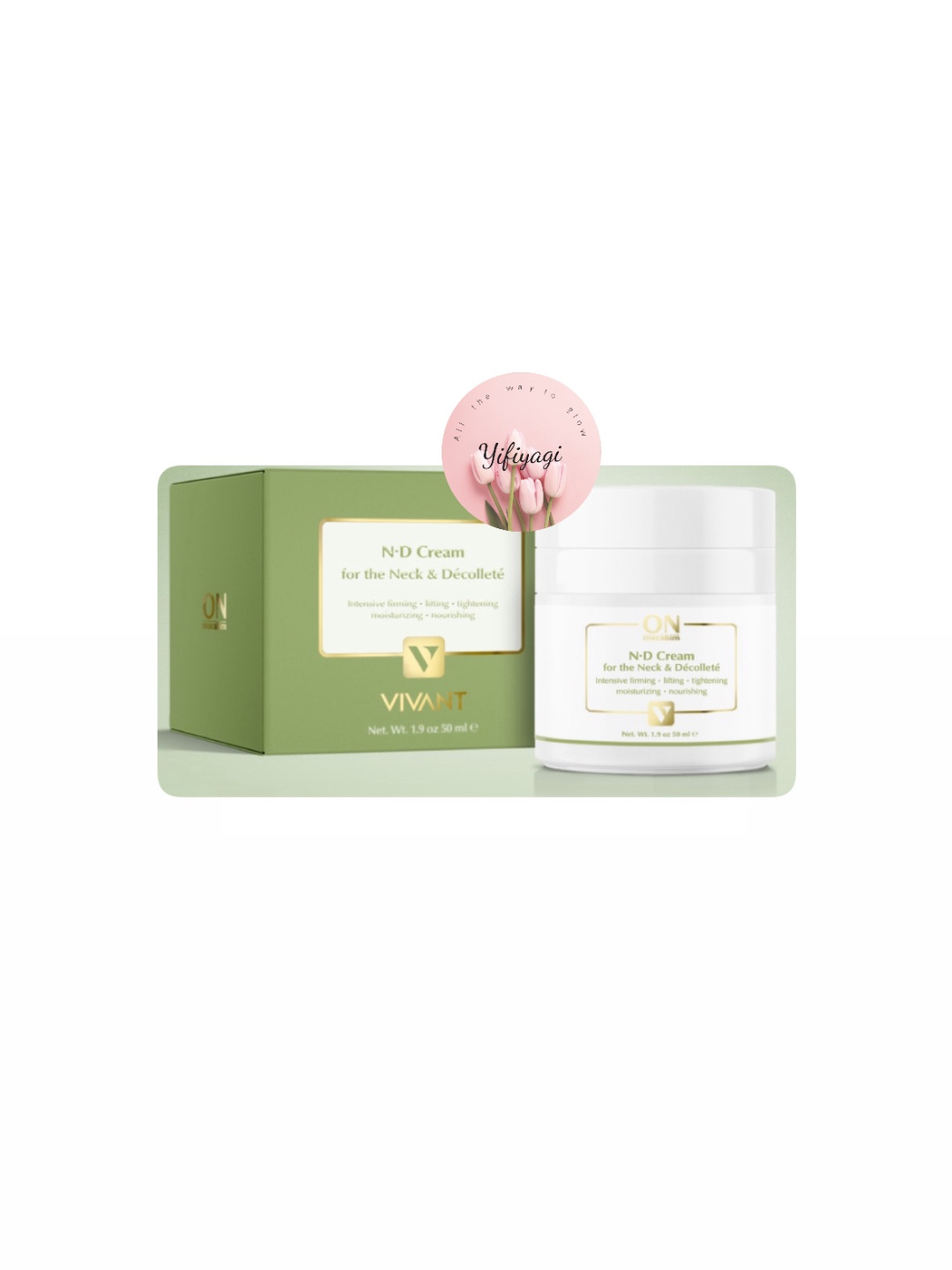 קרם צוואר ומחשוף און מכבים 50ml  N. D cream neck & décolleté