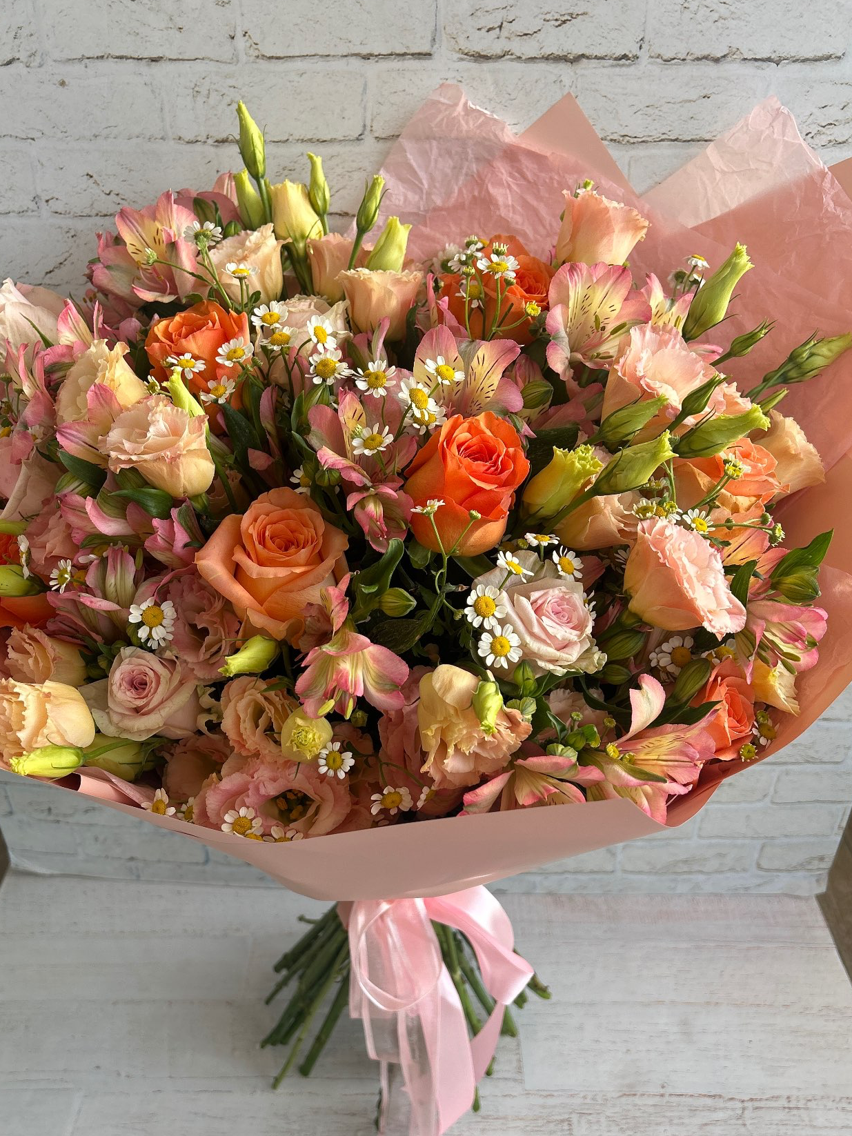 זר כתום רומשקה ₪360