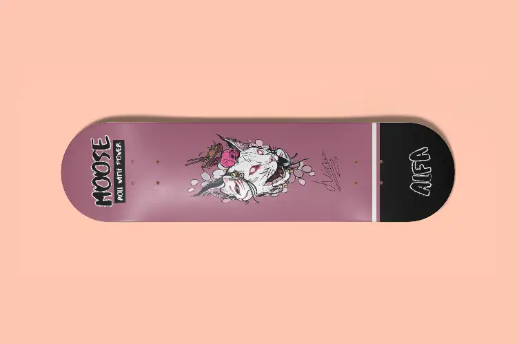 ALFA skateboard deck - MOOSE