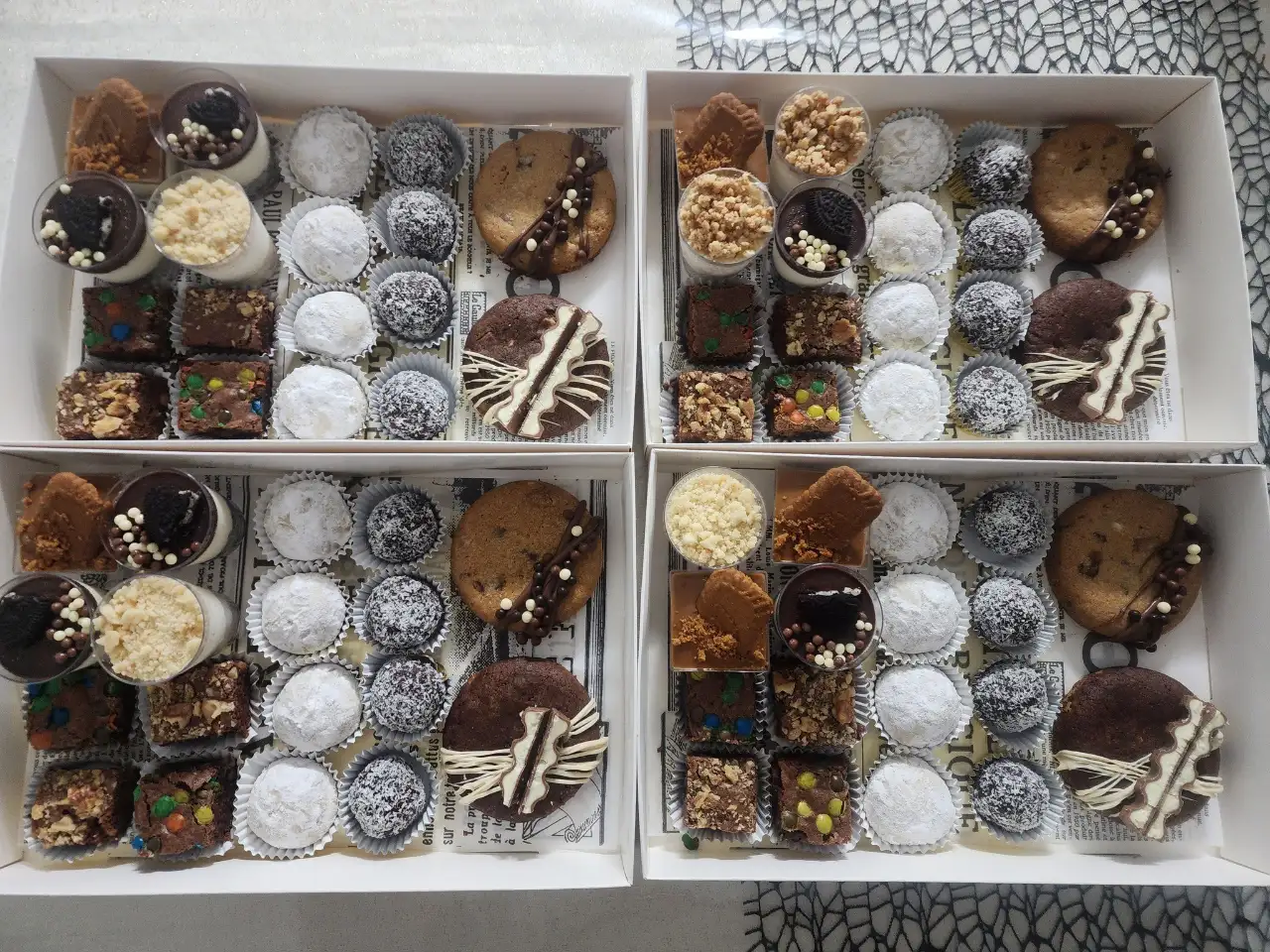 מארז עוגיות + קינוחי כוסות