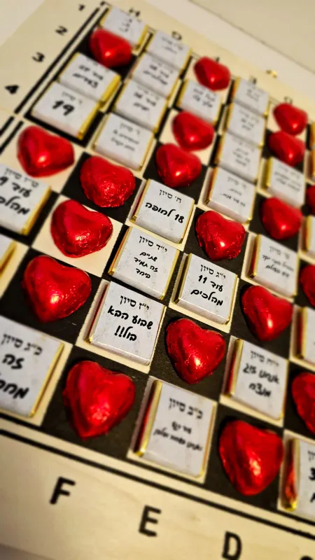 ספירת הגומר על לוח שחמט