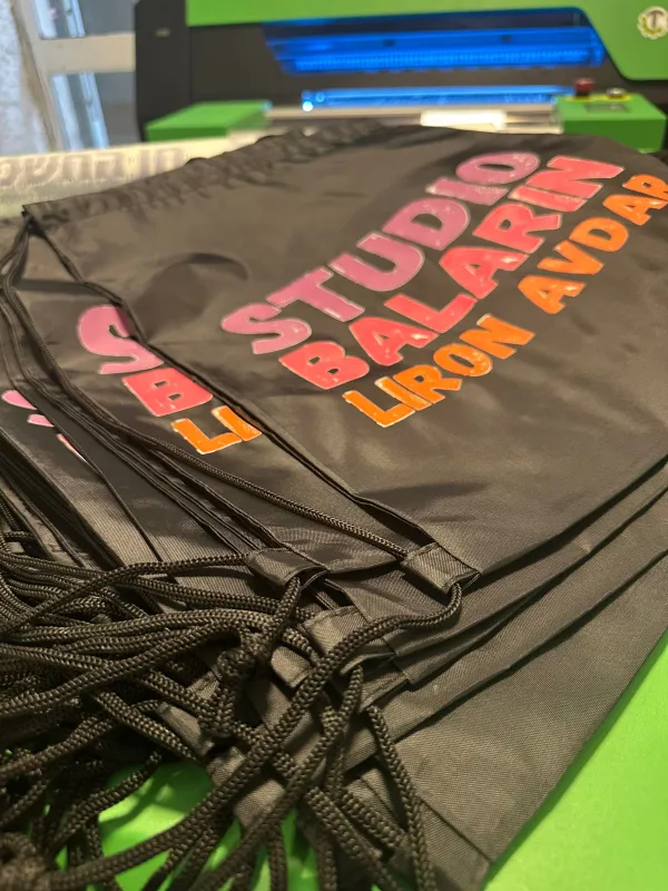 תיק שרוך עם הדפסה🖨️